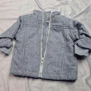 Wendy Bellissimo Baby & Kids Gray Jacket 6MOS Warm Outerwear Pockets Zipper Clos